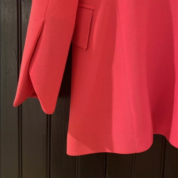Gianfranco ferre hot pink wool blazer jacket Italy gold bottton  GF Ferre size 6 - Picture 5 of 8